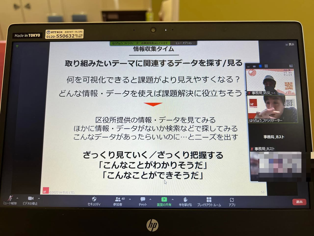 アイデアソン中の様子