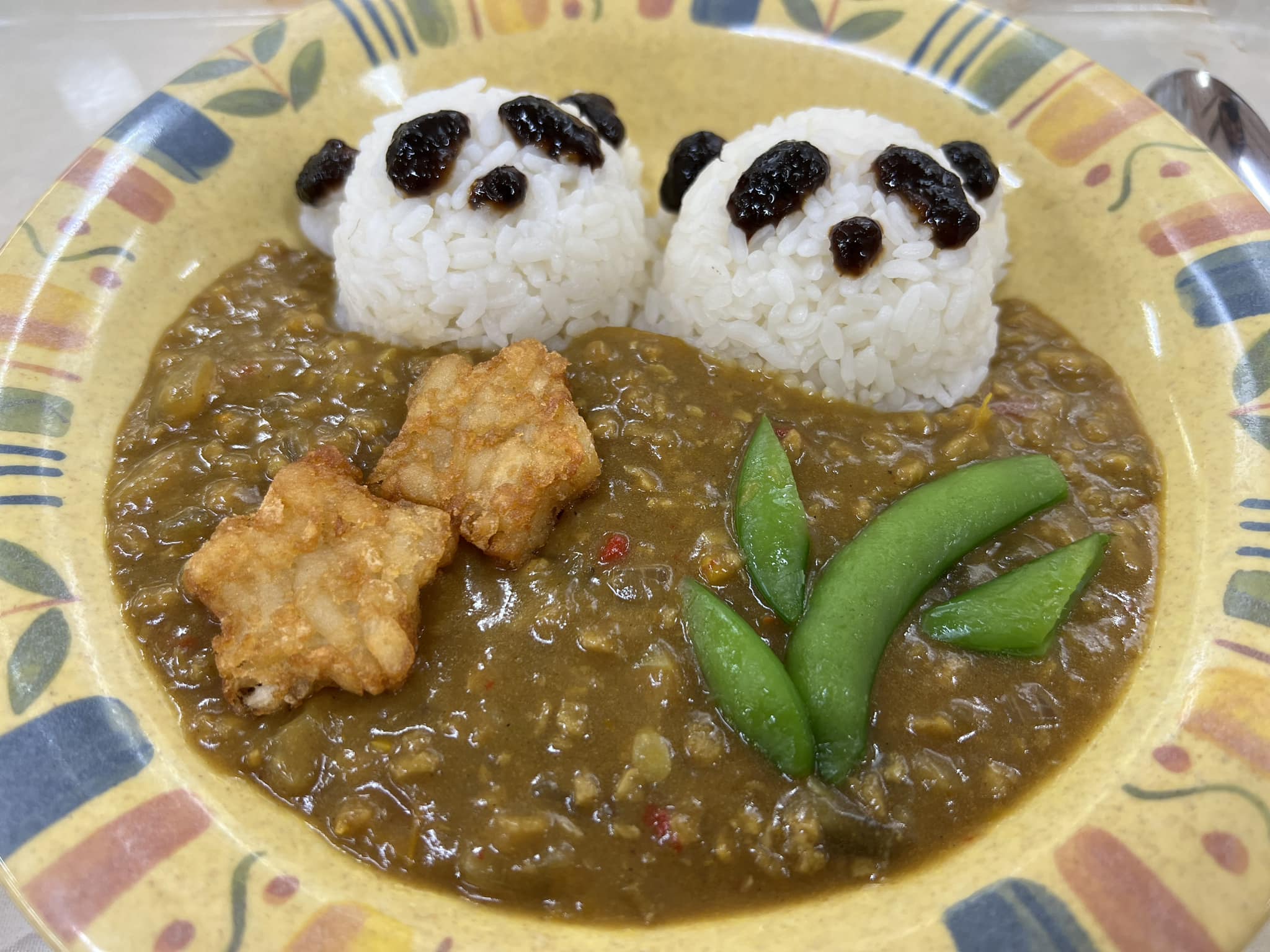 台東区役所での昼食